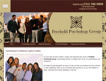 Tablet Screenshot of freeholdpsychologygroup.com